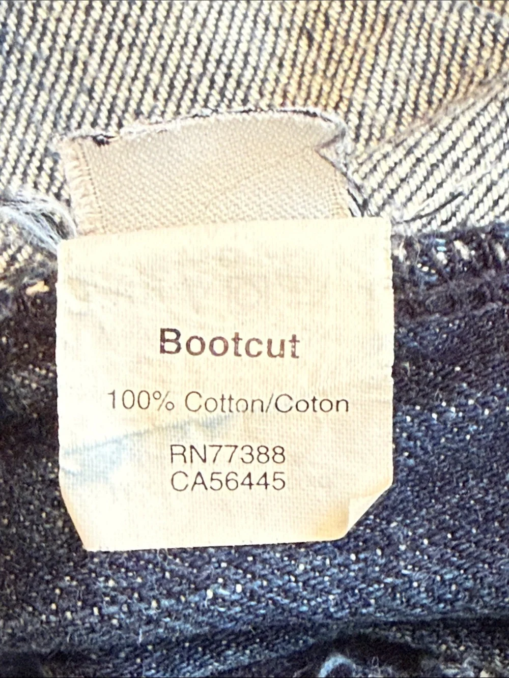 J. Crew Bootcut Jeans Men’s 36x32 Fits 36x31 Dark Wash 100% Cotton Denim